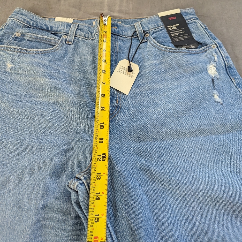 Levi's 70s High Rise Flare Jeans Marin Babe - Picture 3 of 8